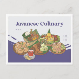 Postal Cocina Javanesa Viajes Indonesia