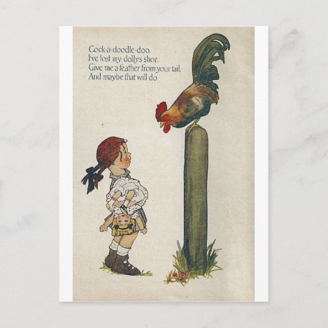 Postal Cock-a-doodle-doo (Anverso)