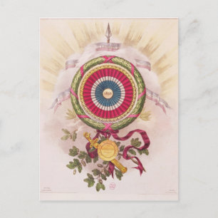 Postal Cockade, emblema de 1848