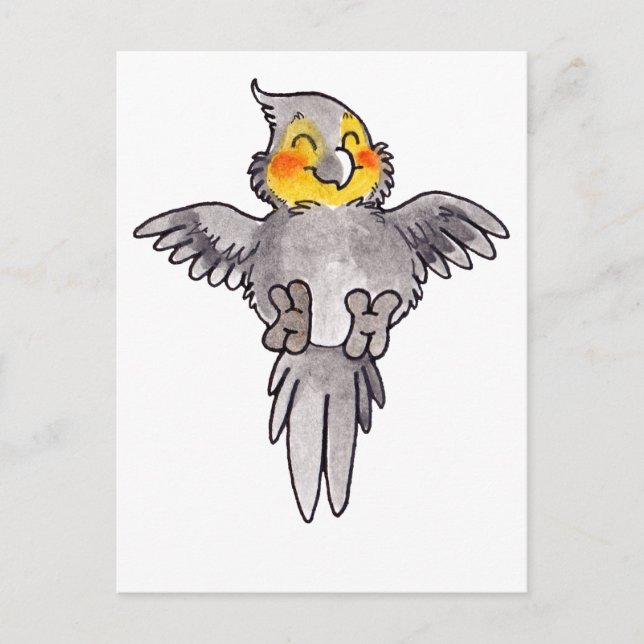 Postal Cockatiel (Anverso)