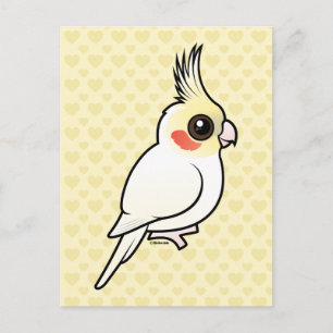 Postal Cockatiel Lutino