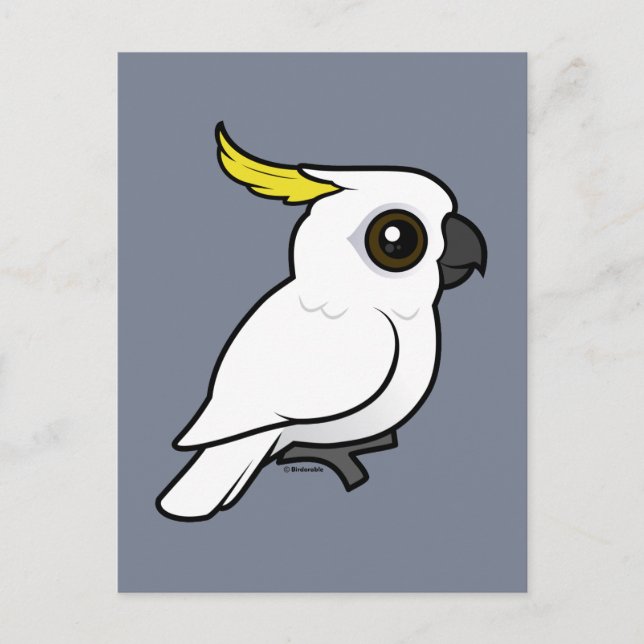 Postal Cockatoo almenado (Anverso)