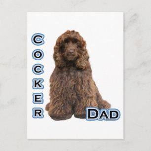 Postal Cocker Brown Spaniel Dad 4