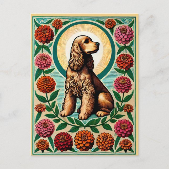 Postal Cocker Spaniel (Anverso)