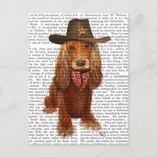 Postal Cocker Spaniel Cowboy 2