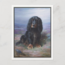 Postal Cocker Spaniel en tierras altas por Lilian Cheviot