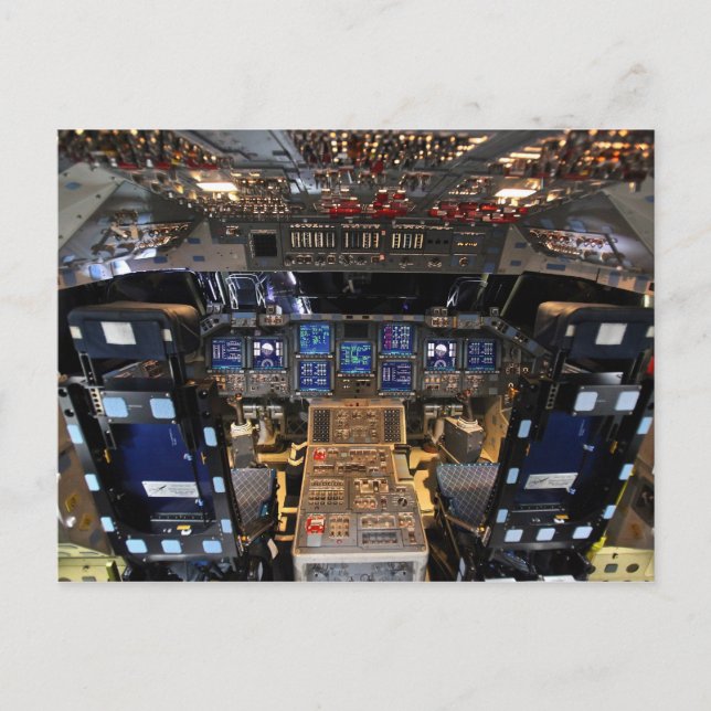 Postal Cockpit del transbordador espacial Endeavor Flight (Anverso)