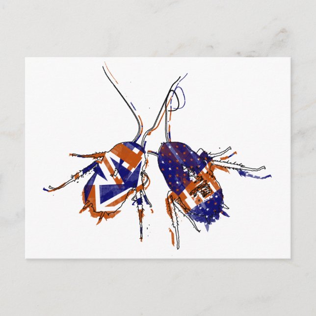 Postal Cockroaches Ameri-Brit (Anverso)