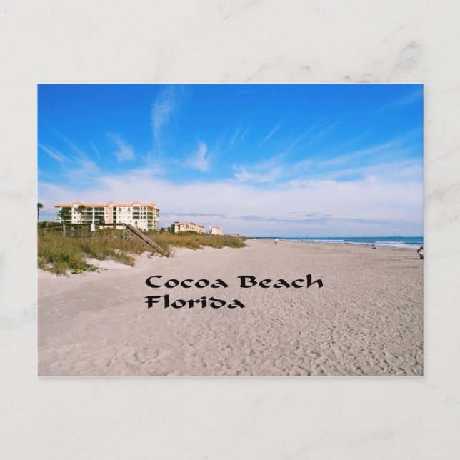 Postal cocoa Beach Florida (Anverso)