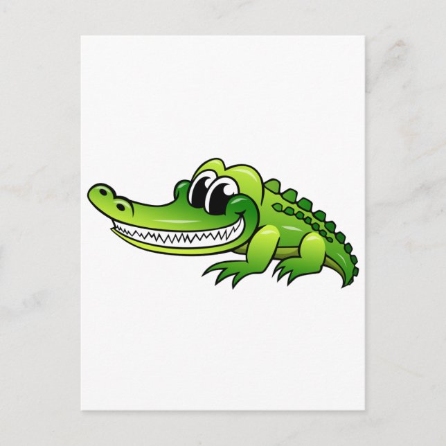 Postal Cocodrilo personalizado (Anverso)