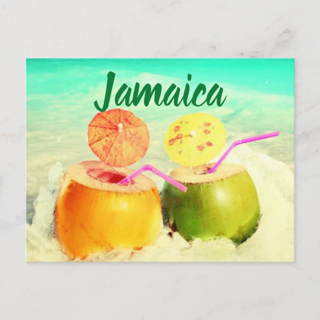 Postal Cocos de Jamaica (Anverso)