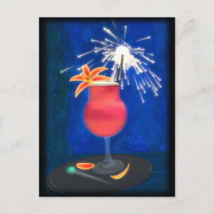 Postal Cóctel: Dragón feliz