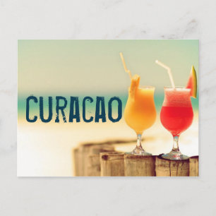 Postal Cócteles de Curacao