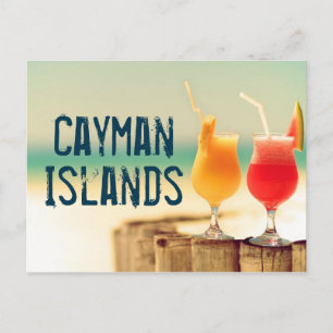 Postal Cócteles de las Islas Caimán