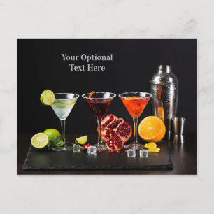 Postal Cócteles/postal de personalizado Bartender