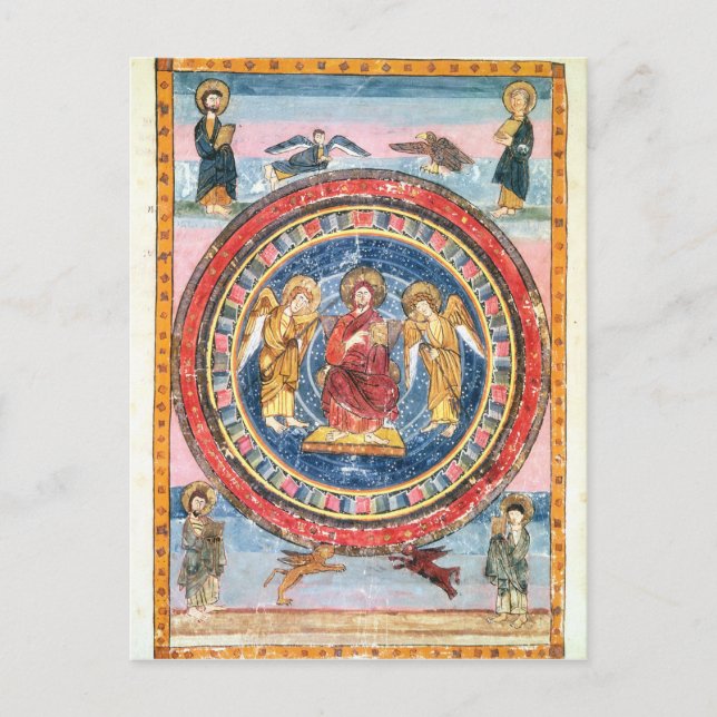 Postal Codex Amiatinus Christ in Majesty (Anverso)