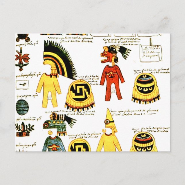 Postal Codex Mendoza (Anverso)