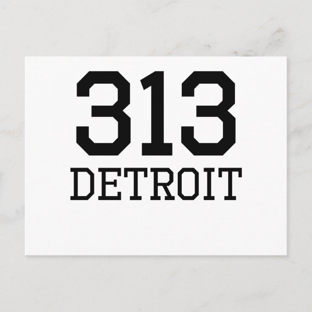 Postal Código de área de detención 313 (Anverso)