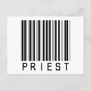 Postal Código de barras de sacerdotes