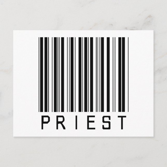 Postal Código de barras de sacerdotes (Anverso)
