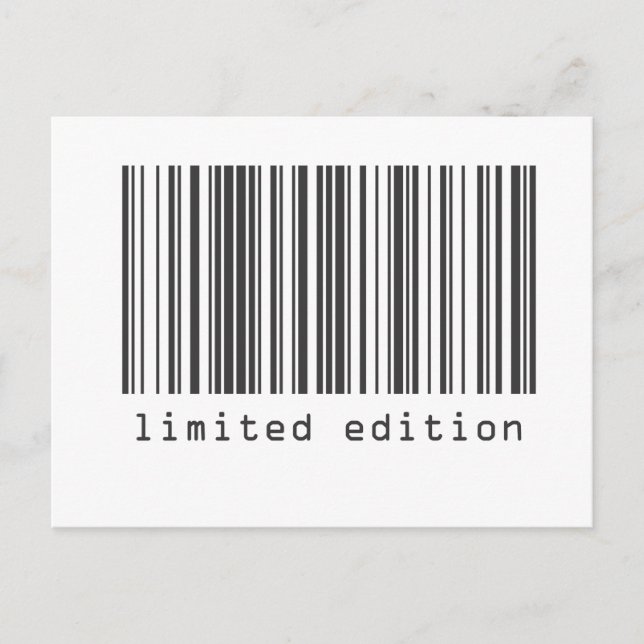 Postal Código de barras - Edición limitada (Anverso)
