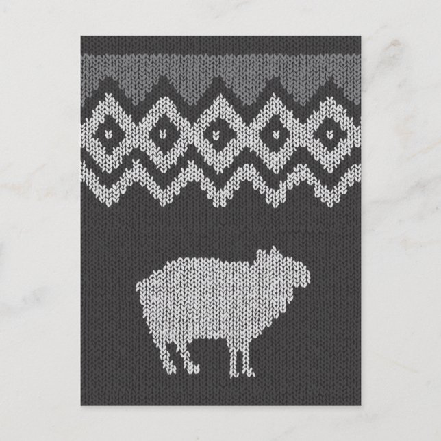 Postal Código De Oveja - Islandés (Anverso)