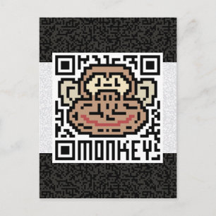 Postal Código de QR el mono