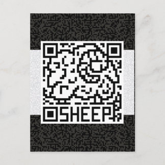 Postal Código de QR las ovejas