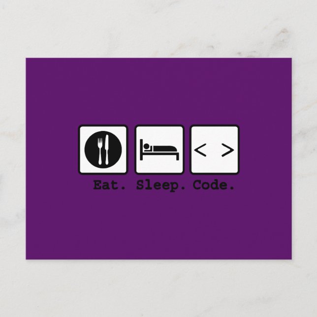 Postal código de sueño de consumo Nerd Wear (Anverso)