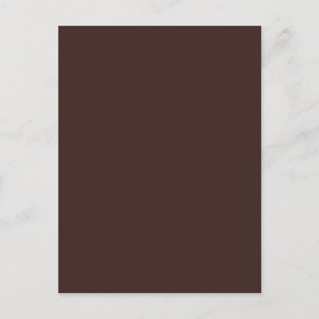 Postal Código hexadecimal de chocolate oscuro 3D241F (Anverso)