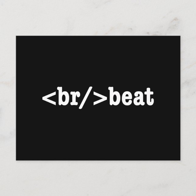 Postal código HTML de salto (Anverso)