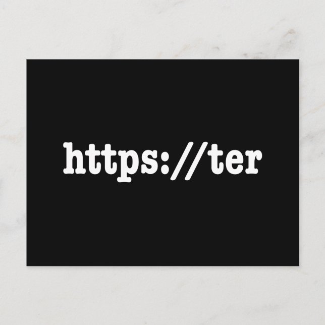 Postal código https://ter (Anverso)