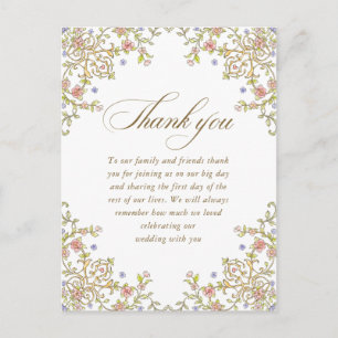 Postal código QR de agradecimiento fotográfico con gracia