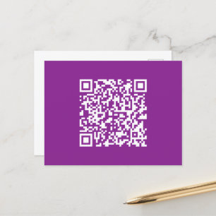 Postal Código QR instantáneo con la dirección URL de su s