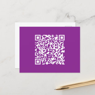 Postal Código QR instantáneo con la URL de su sitio web
