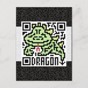 Postal Código QR para el dragón