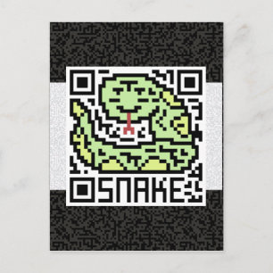 Postal Código QR para la serpiente