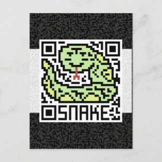 Postal Código QR para la serpiente
