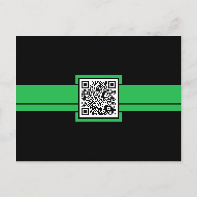 Postal código QR profesional : cinta verde (Anverso)