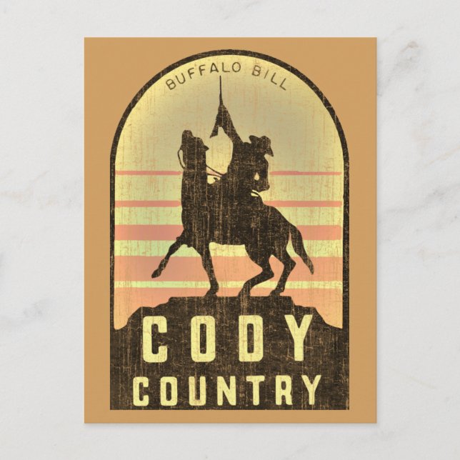 Postal Cody Country Wyoming (Anverso)