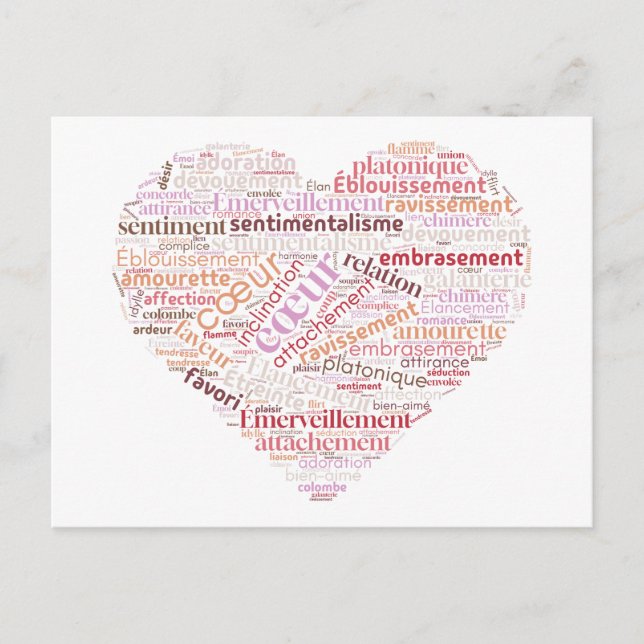 Postal coeur (Anverso)