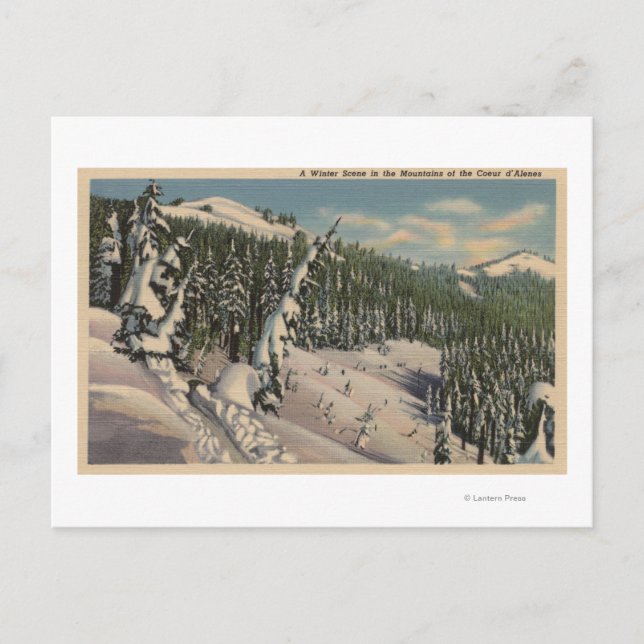 Postal Coeur d'Alene, ID - Coeur d'Alene (Anverso)