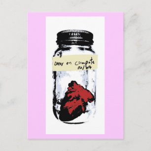 Postal Coeur En Compote