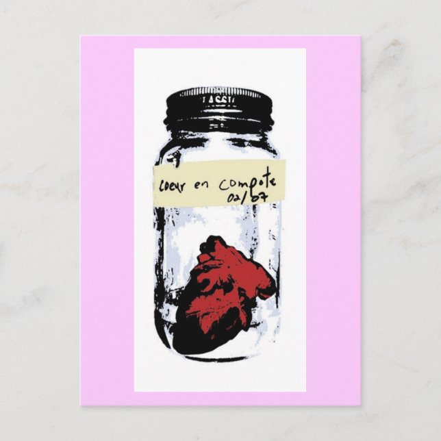Postal Coeur En Compote (Anverso)