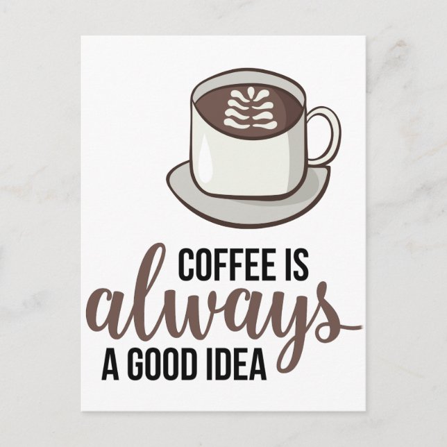 Postal Coffee Always Good Idea (Anverso)
