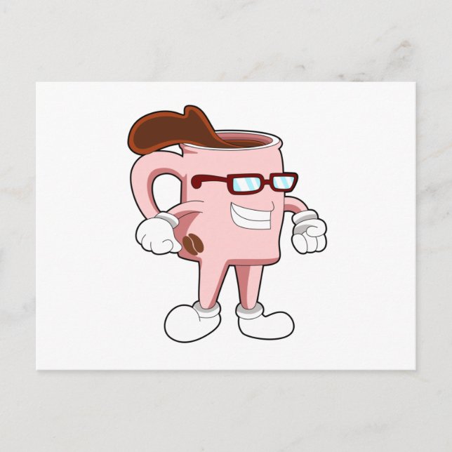 Postal Coffee cup with Coffee (Anverso)