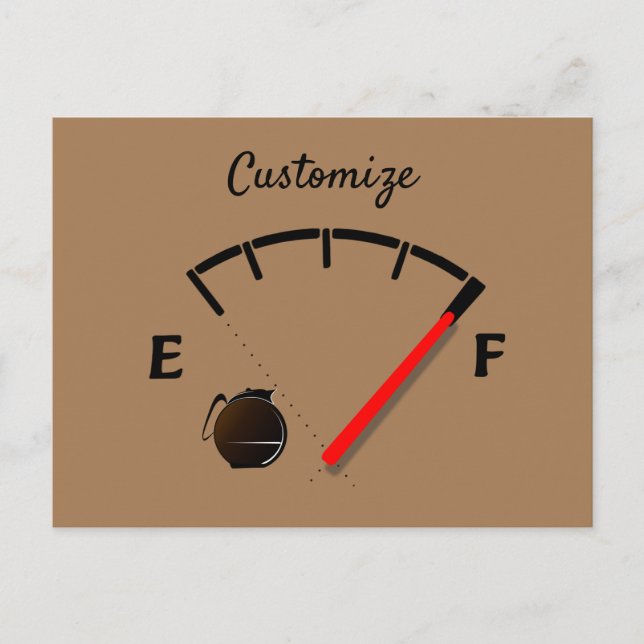 Postal Coffee Fuel Gage Full Thunder_Cove (Anverso)