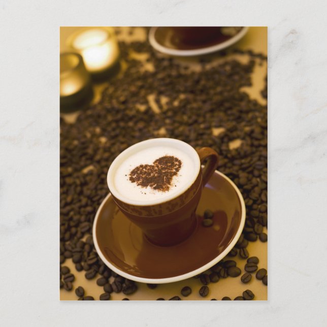 Postal Coffee Heart (Anverso)