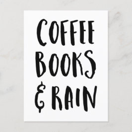 Postal Coffee, libros y presupuesto para lluvias