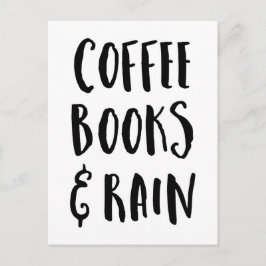 Postal Coffee, libros y presupuesto para lluvias